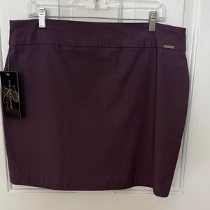 Chic Purple Mini Skirt